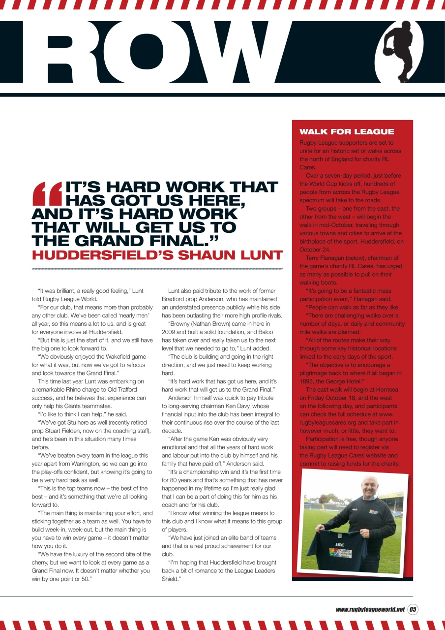 Rugby League World Preview Pages