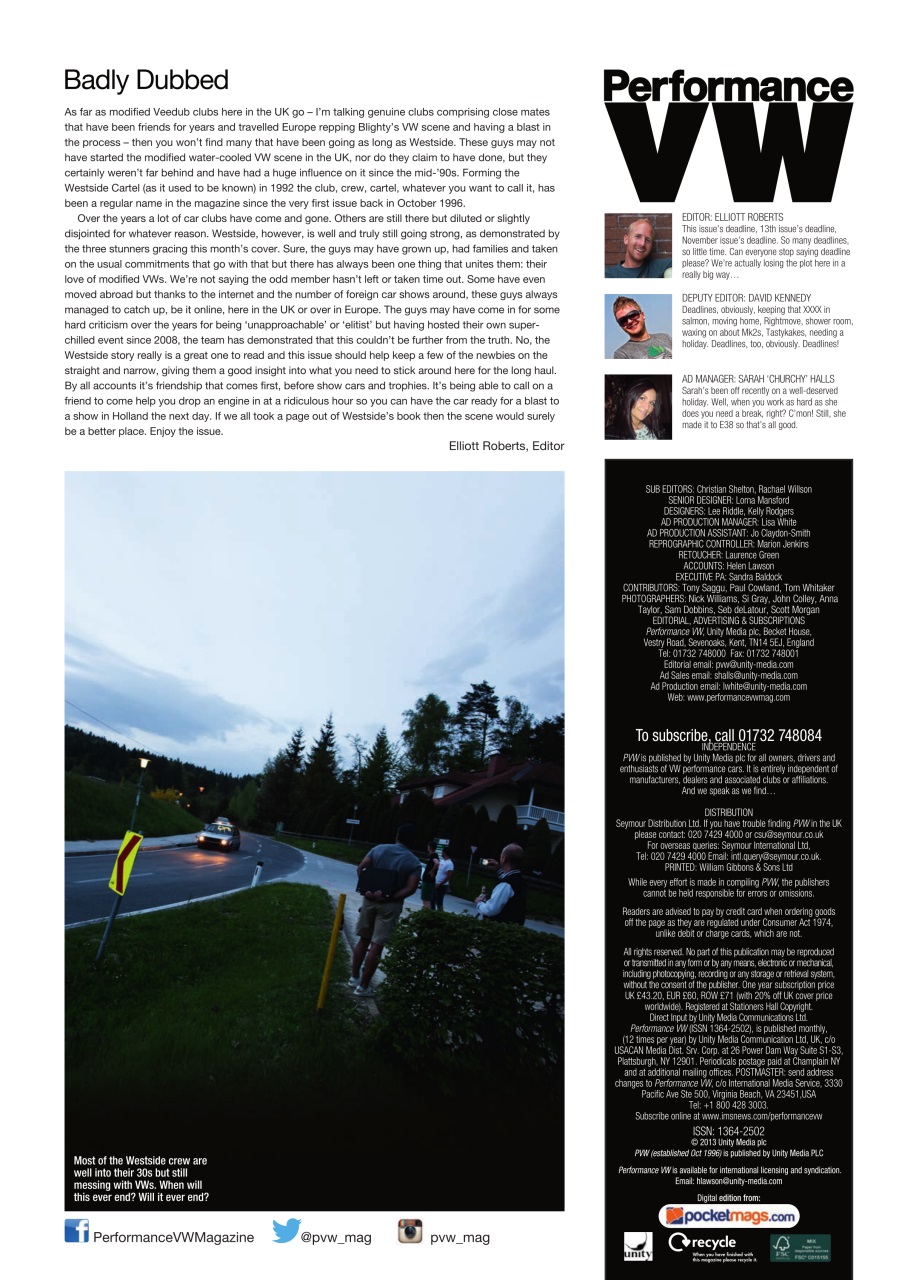 Performance VW Preview Pages