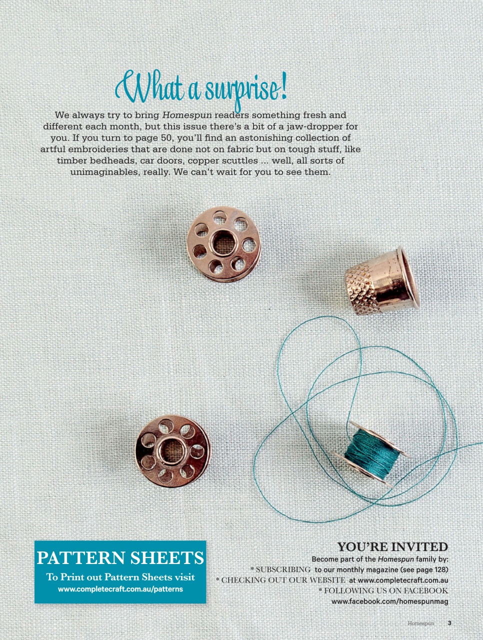 Homespun Preview Pages