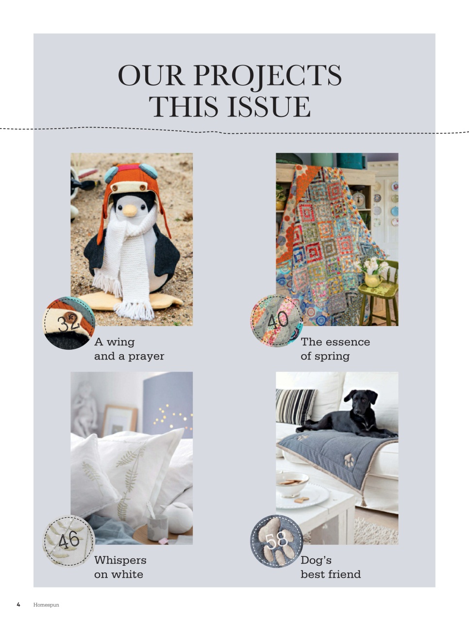 Homespun Preview Pages