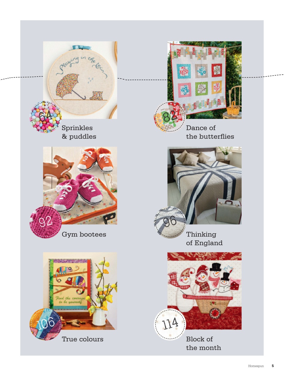 Homespun Preview Pages