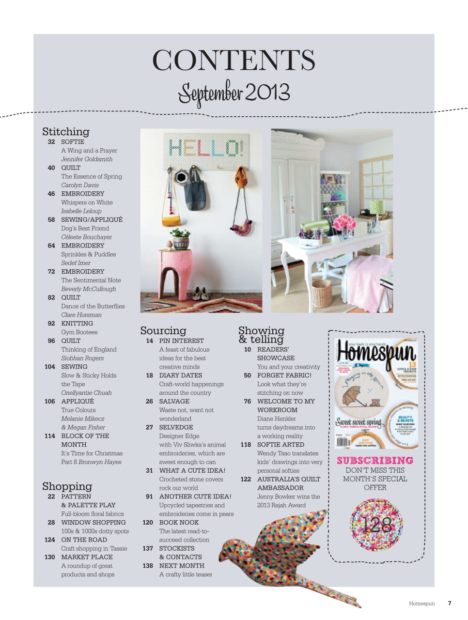 Homespun Preview Pages