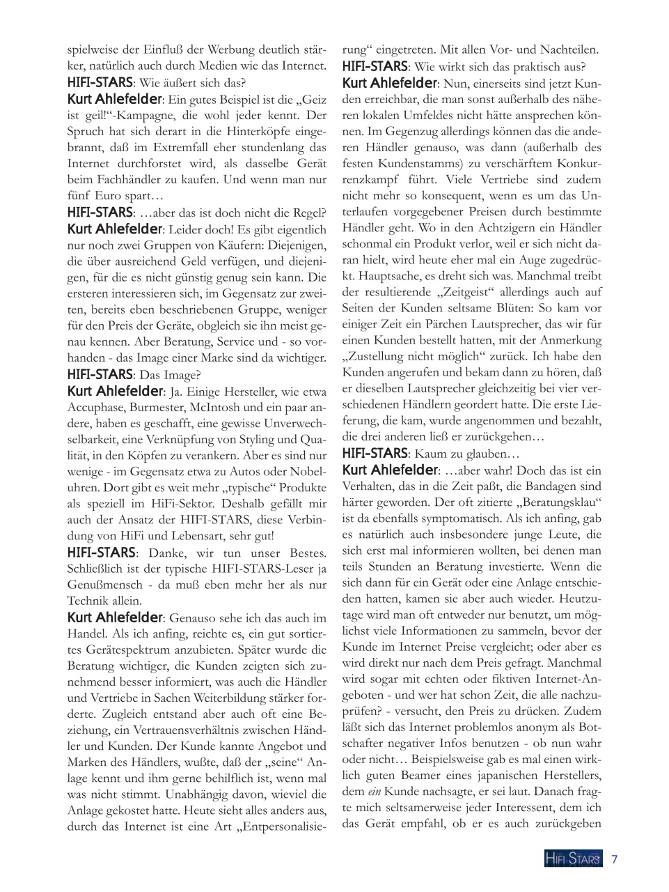 HiFi Stars Magazin Preview Pages