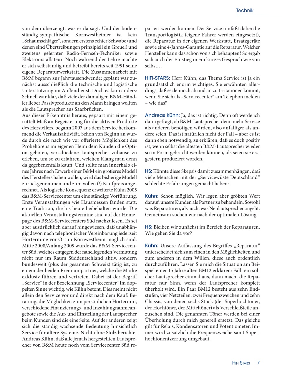 HiFi Stars Magazin Preview Pages