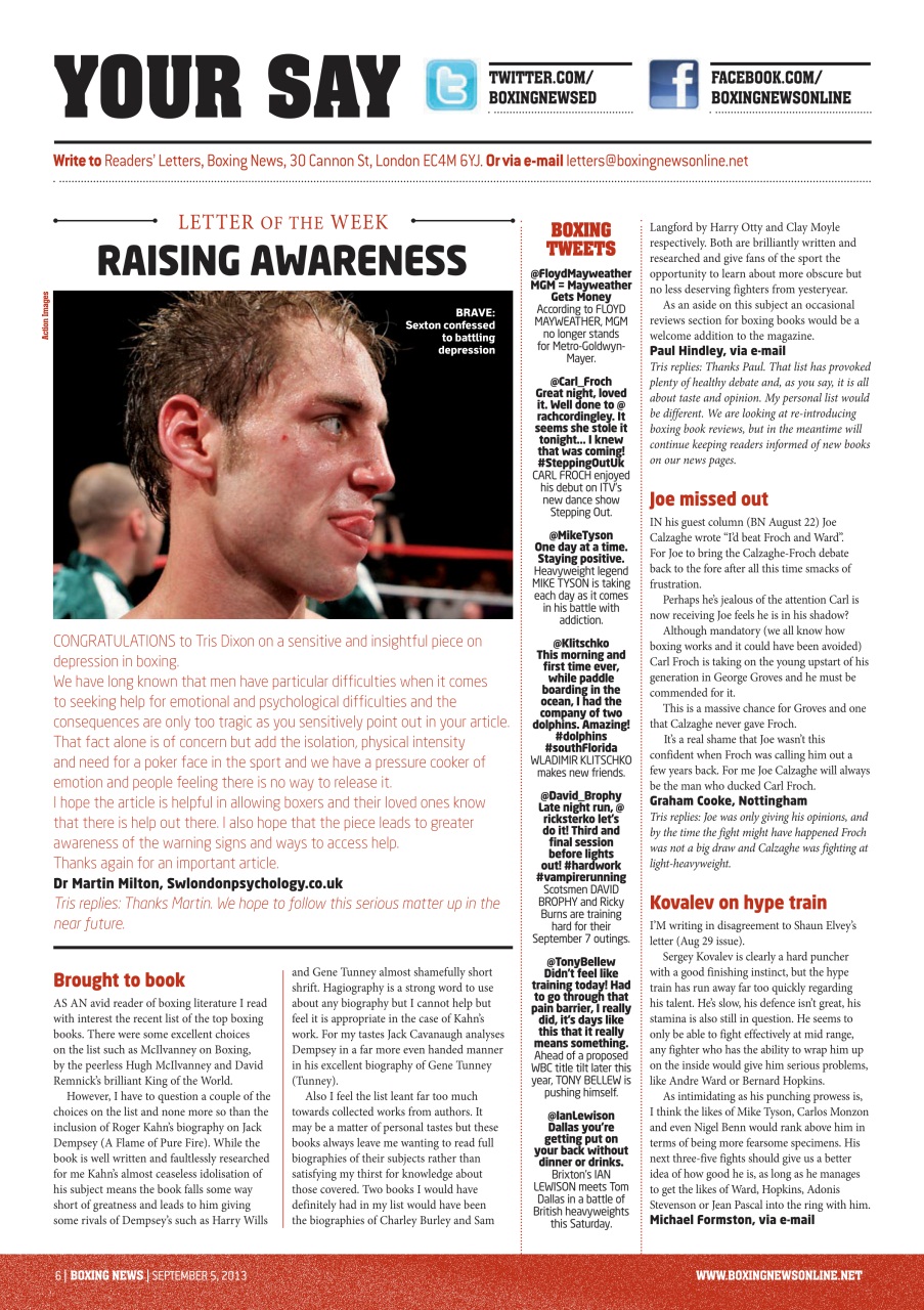 Boxing News Preview Pages