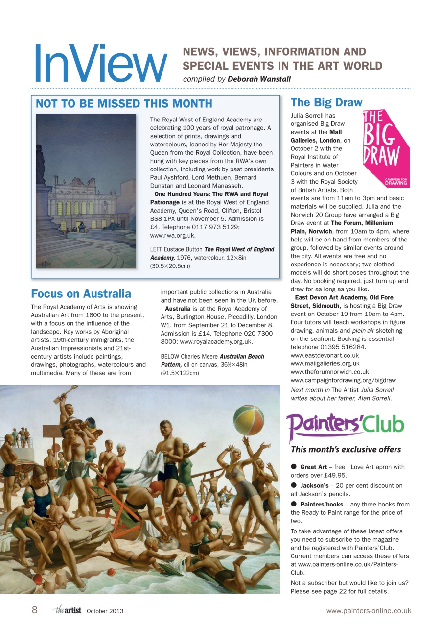 The Artist Preview Pages