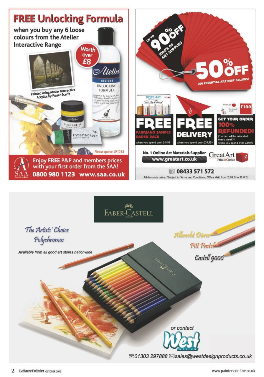 Leisure Painter & The Artist Preview Pages