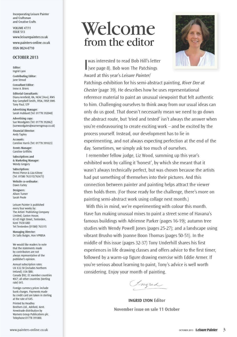 Leisure Painter & The Artist Preview Pages