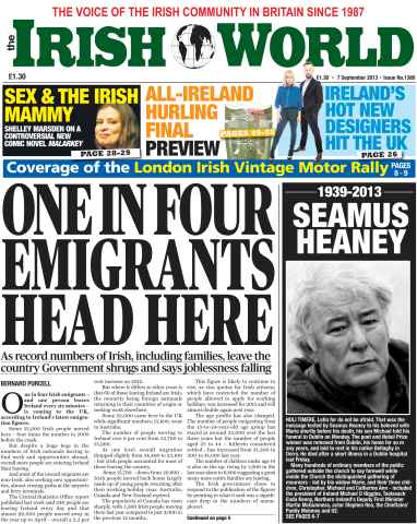Irish World issue 07-09-2013