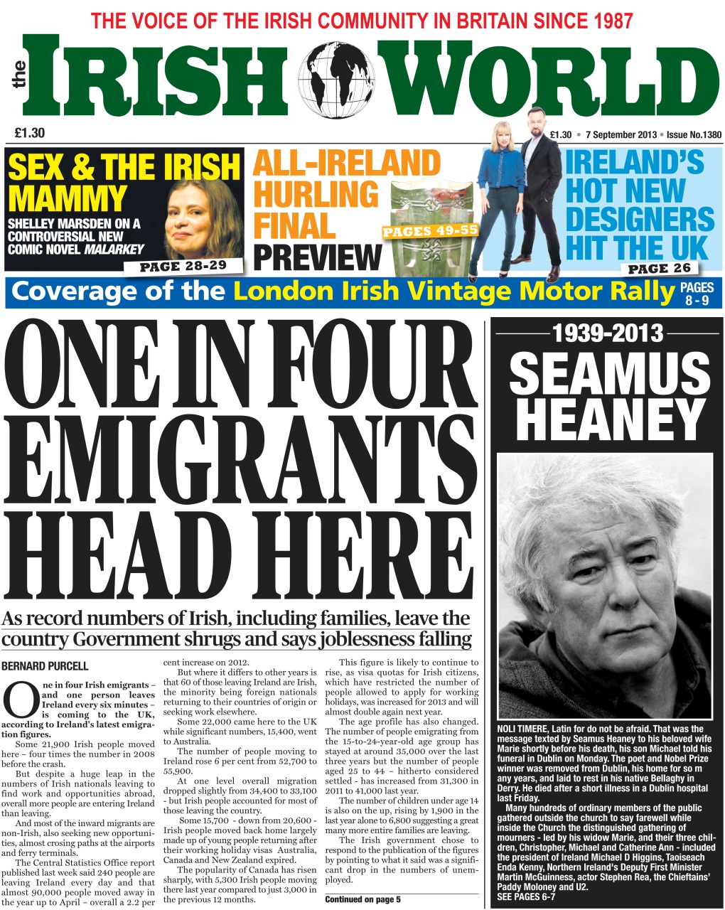 Irish World Preview Pages