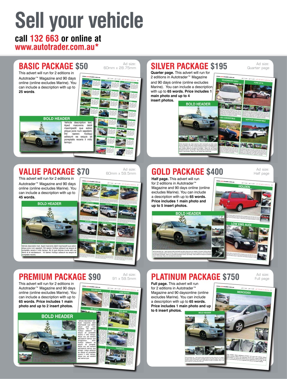 AutoTrader Preview Pages