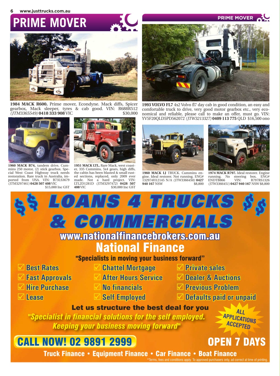 JUST TRUCKS Preview Pages