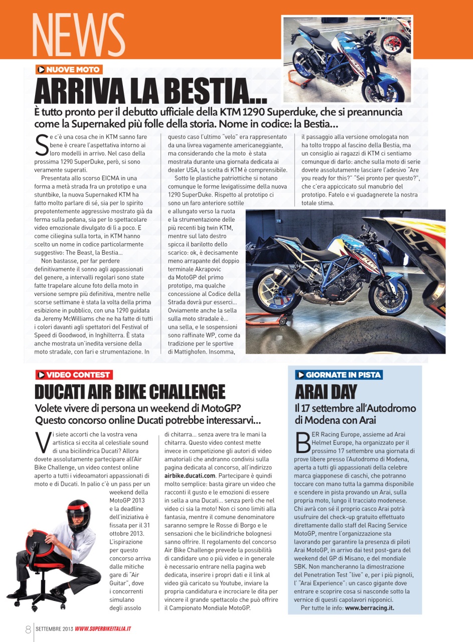 Superbike Italia Preview Pages