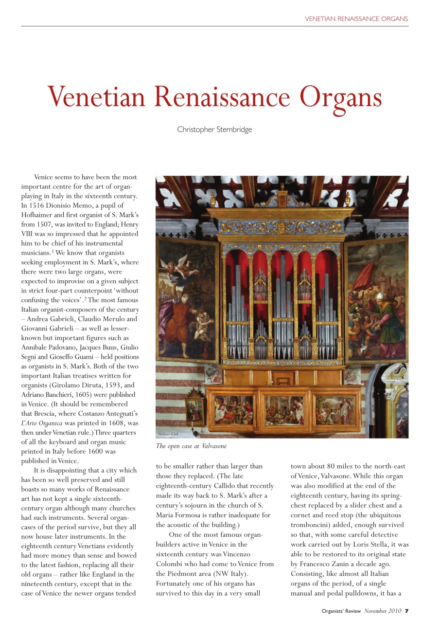 Organists' Review Preview Pages