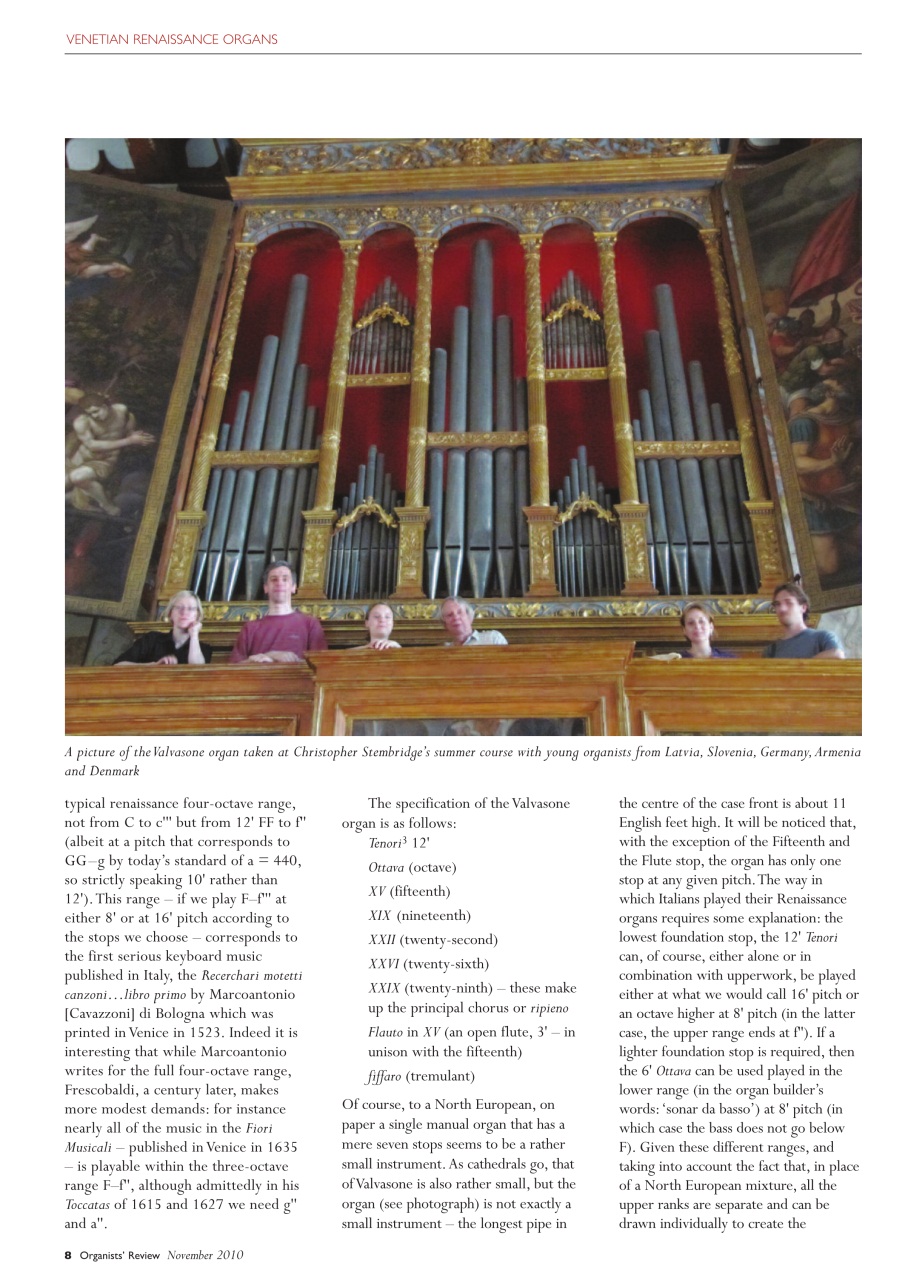 Organists' Review Preview Pages