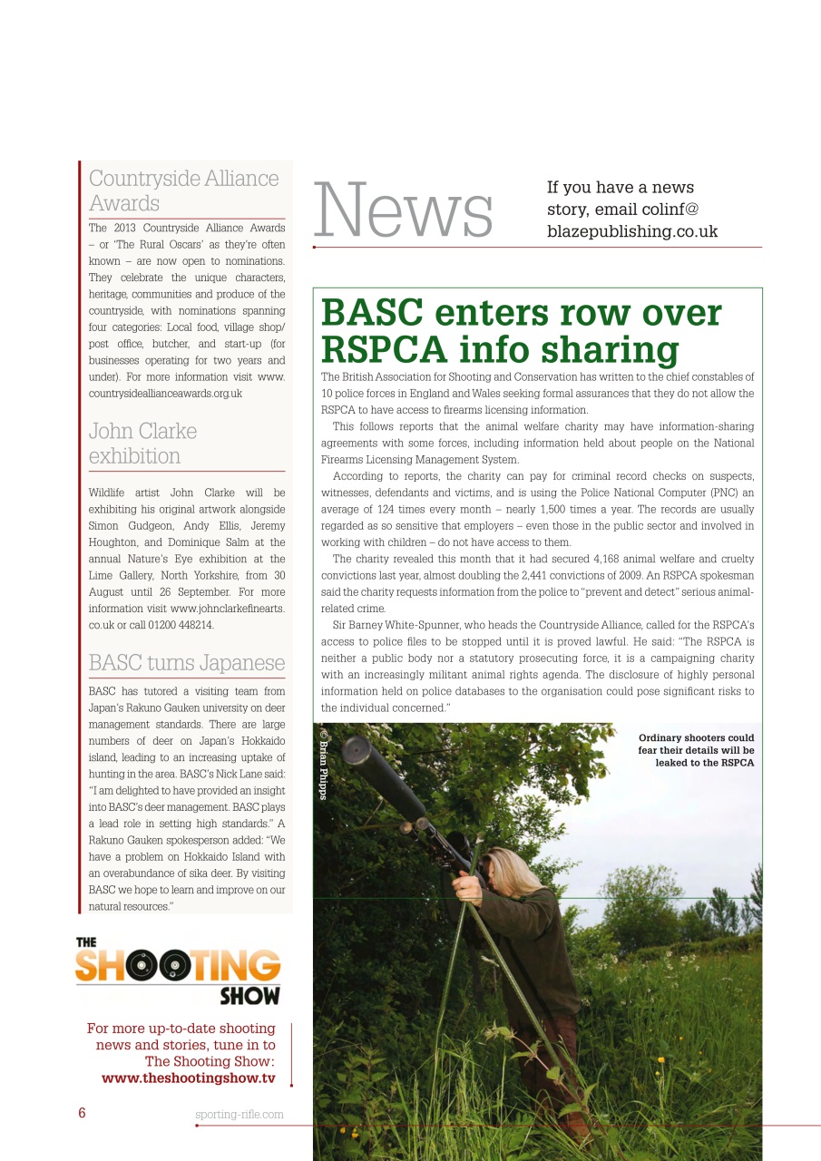 Sporting Rifle Preview Pages