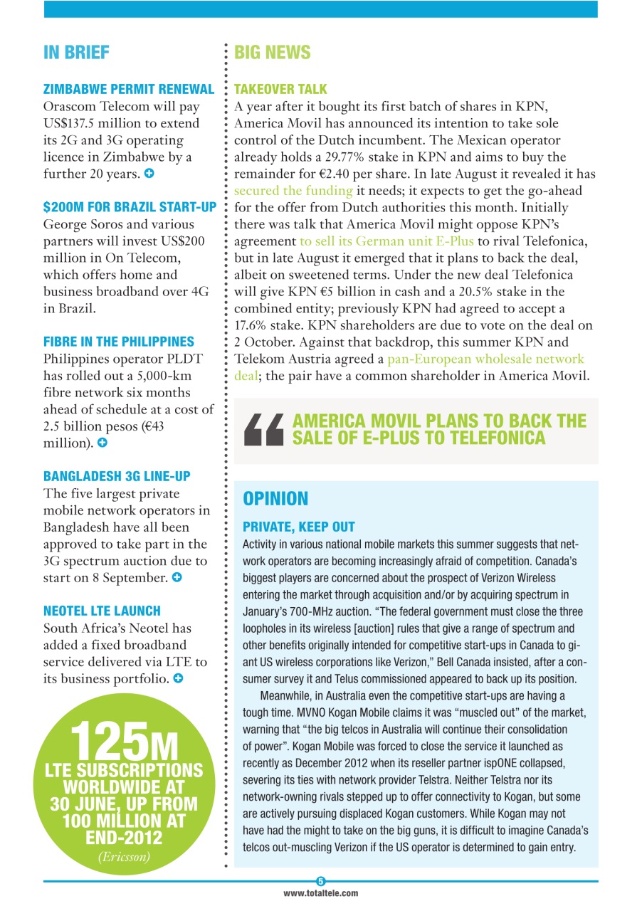 Total Telecom Preview Pages