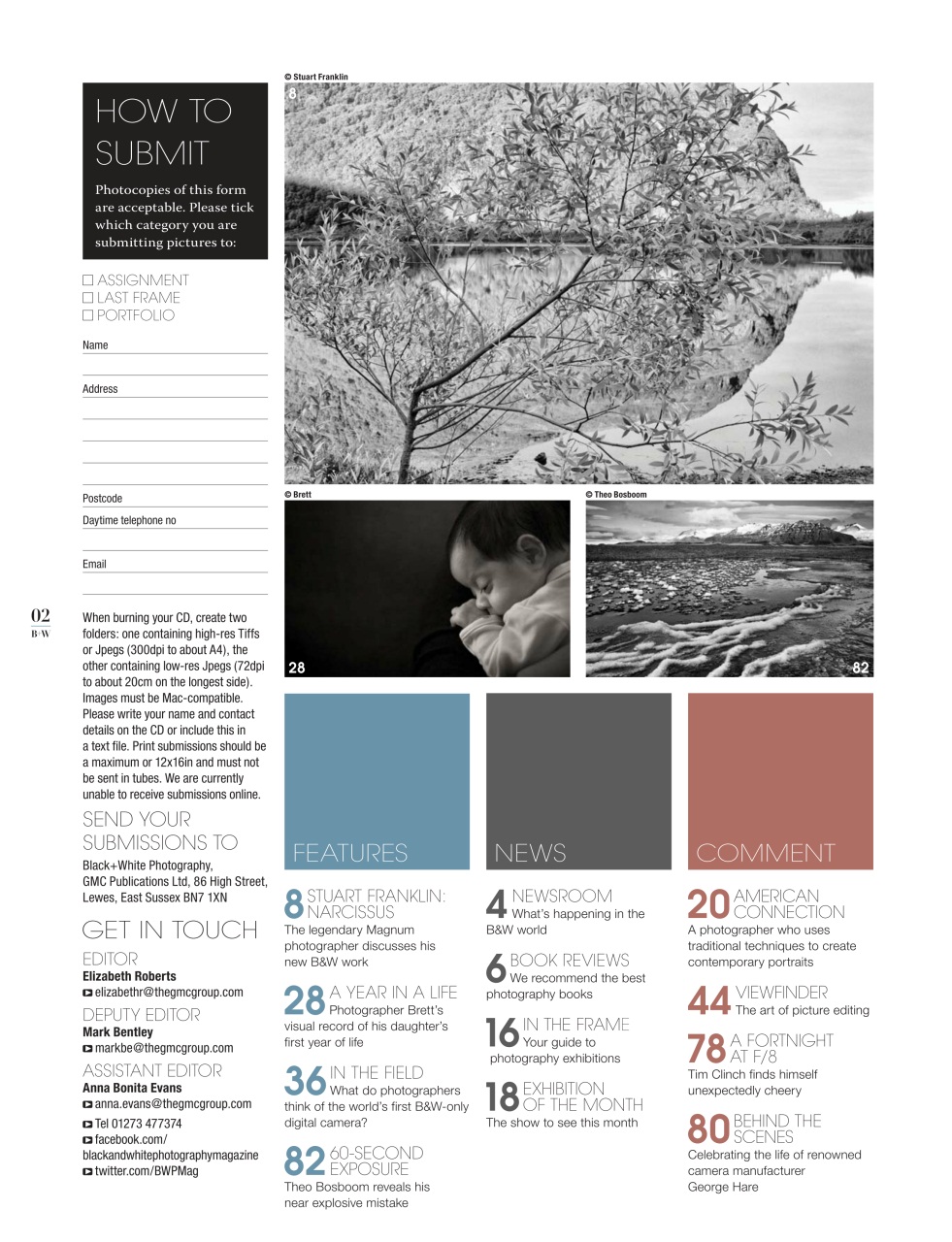 Black+White Photography Preview Pages