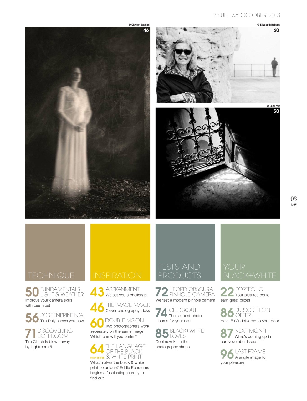 Black+White Photography Preview Pages