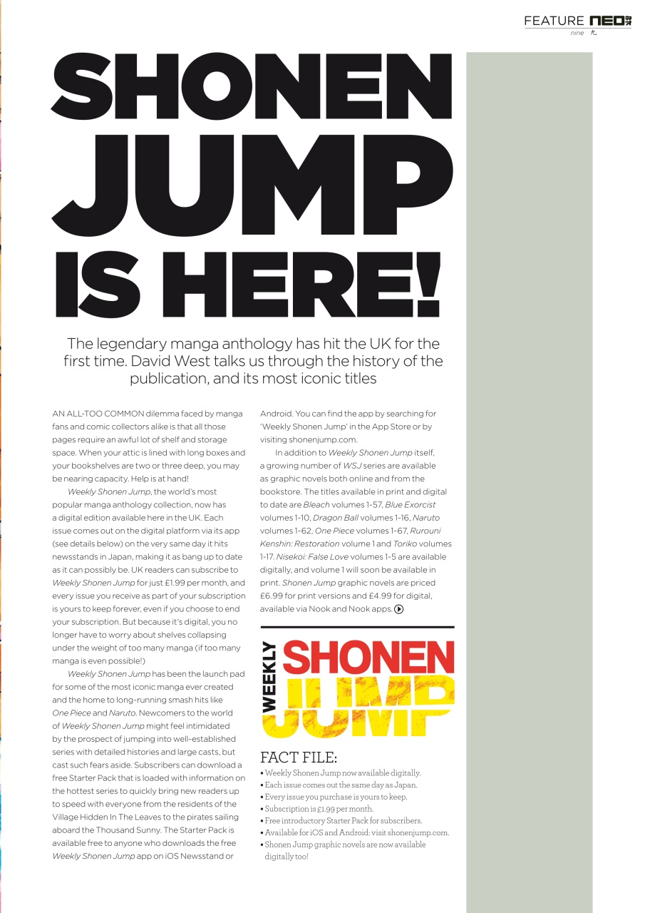 NEO Magazine Preview Pages