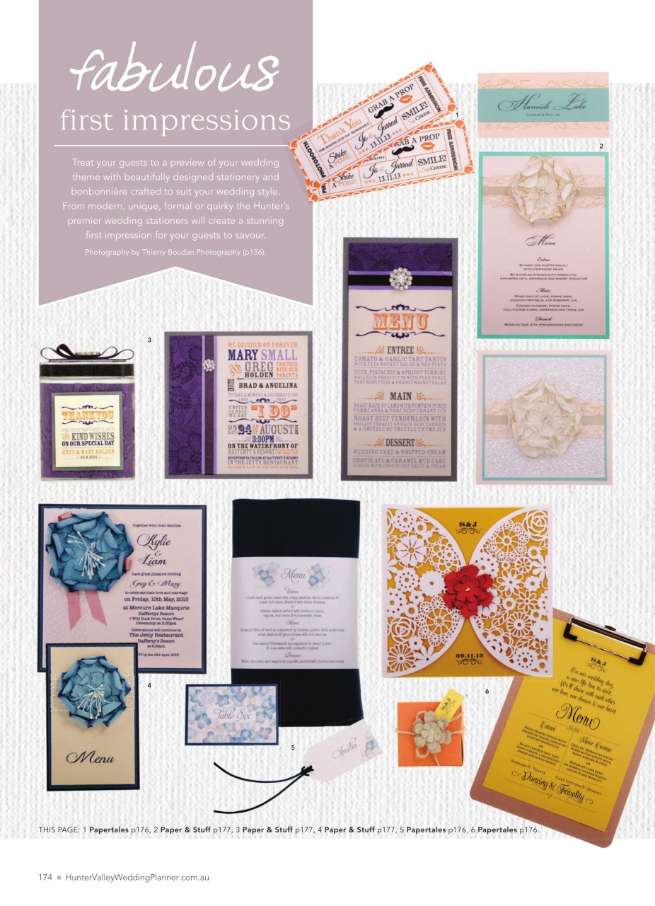 Hunter Valley Wedding Planner Preview Pages