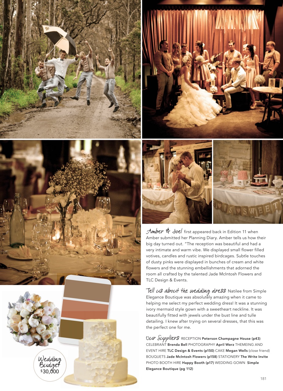 Hunter Valley Wedding Planner Preview Pages
