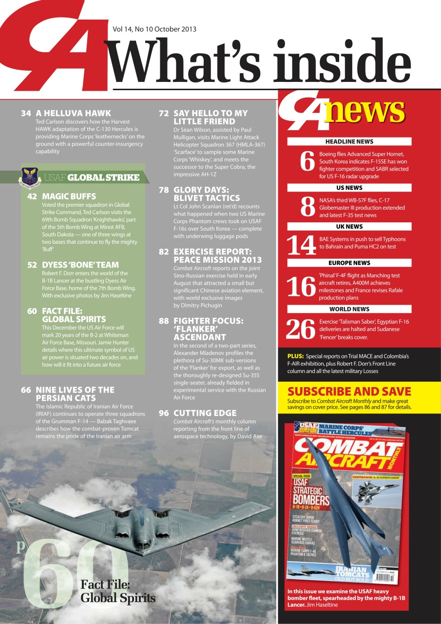 Combat Aircraft Journal Preview Pages