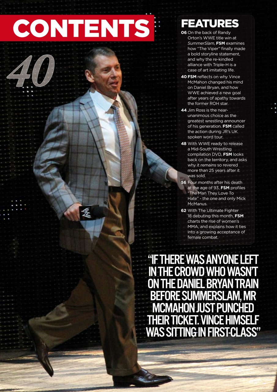 Wrestletalk Magazine Preview Pages