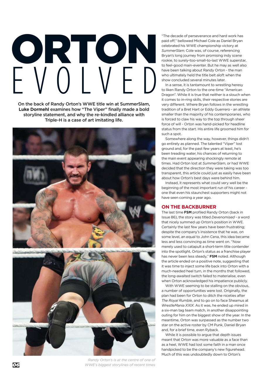 Wrestletalk Magazine Preview Pages