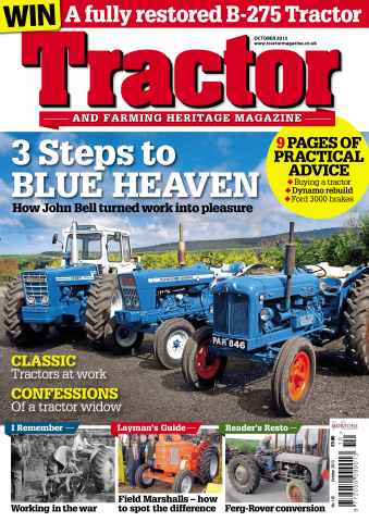 Tractor & Farming Heritage Magazine issue October 2013