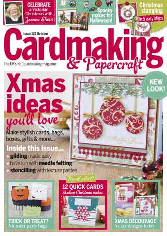 Cardmaking & Papercraft issue October 2013