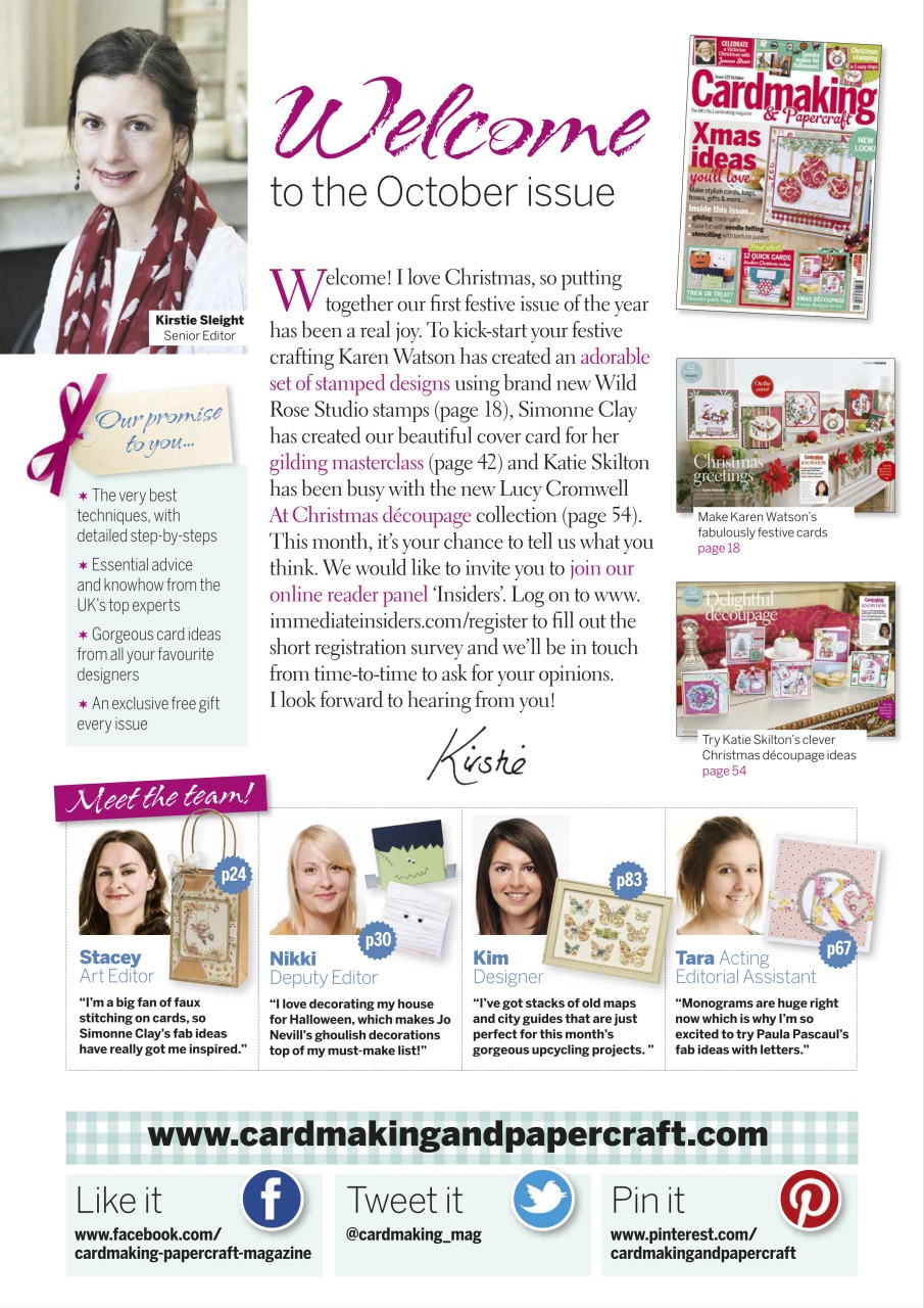 Cardmaking & Papercraft Preview Pages