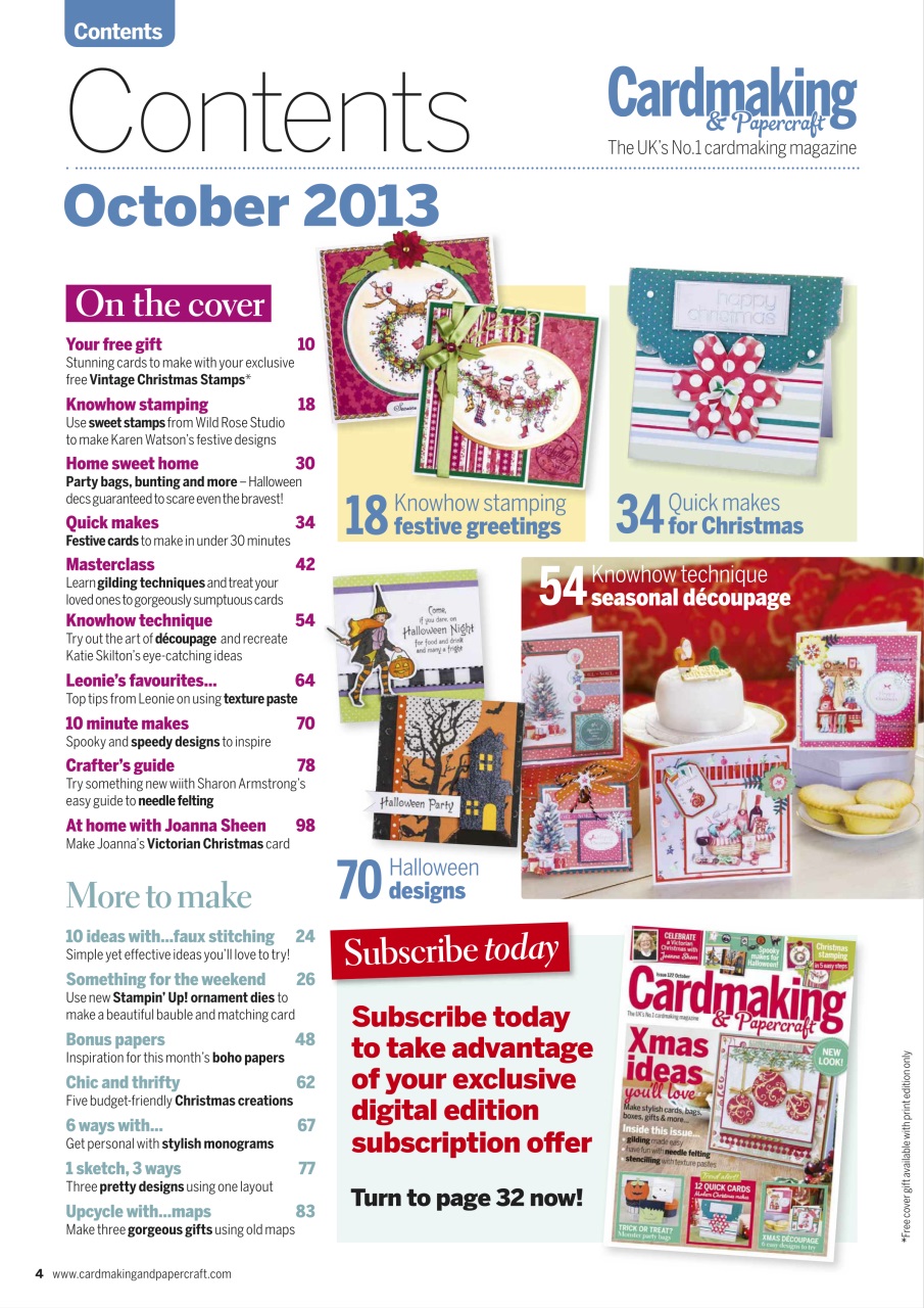 Cardmaking & Papercraft Preview Pages