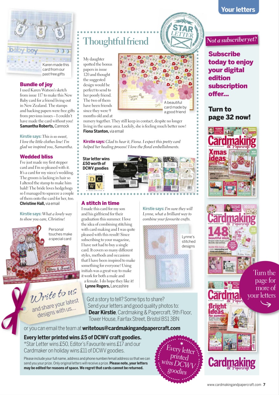 Cardmaking & Papercraft Preview Pages