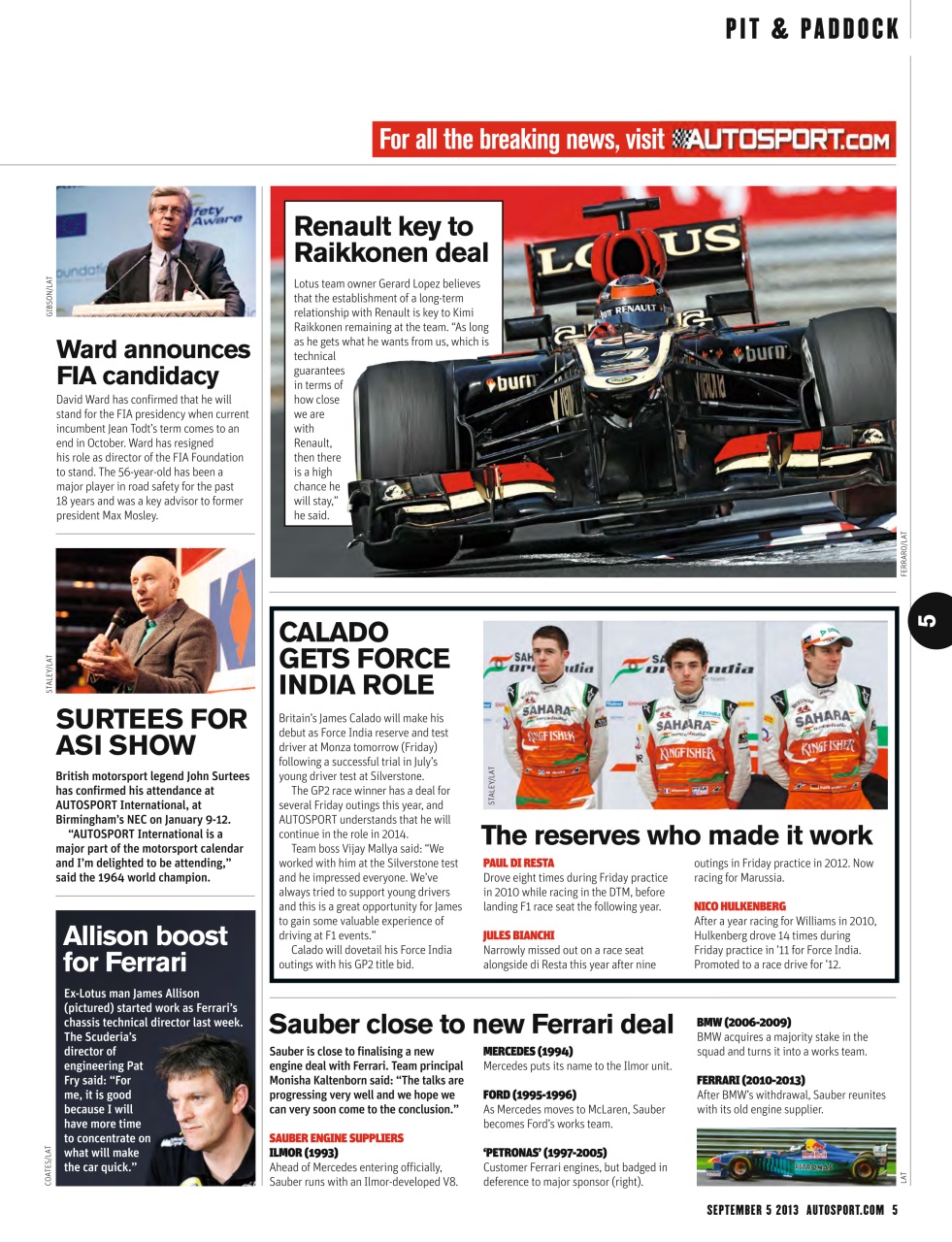Autosport Preview Pages
