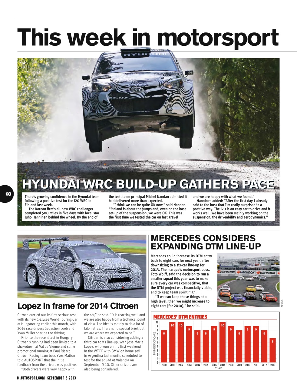 Autosport Preview Pages
