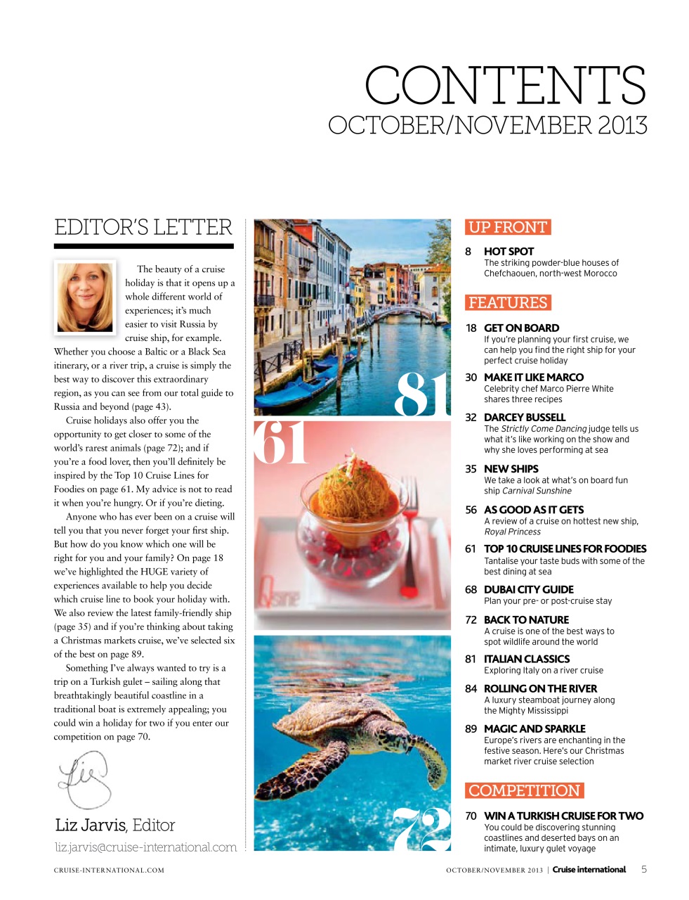 Cruise & Travel Preview Pages