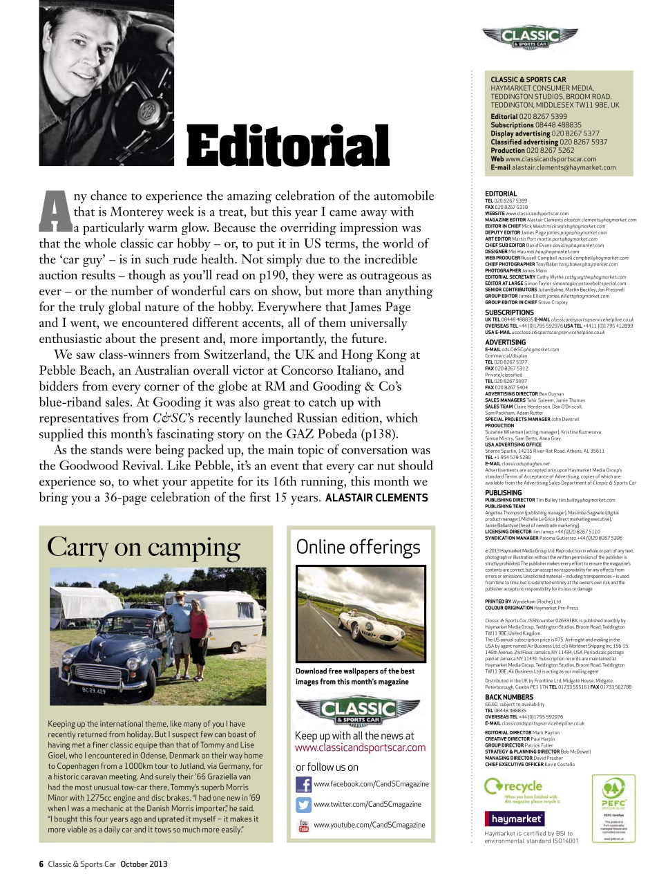 Classic & Sports Car Preview Pages