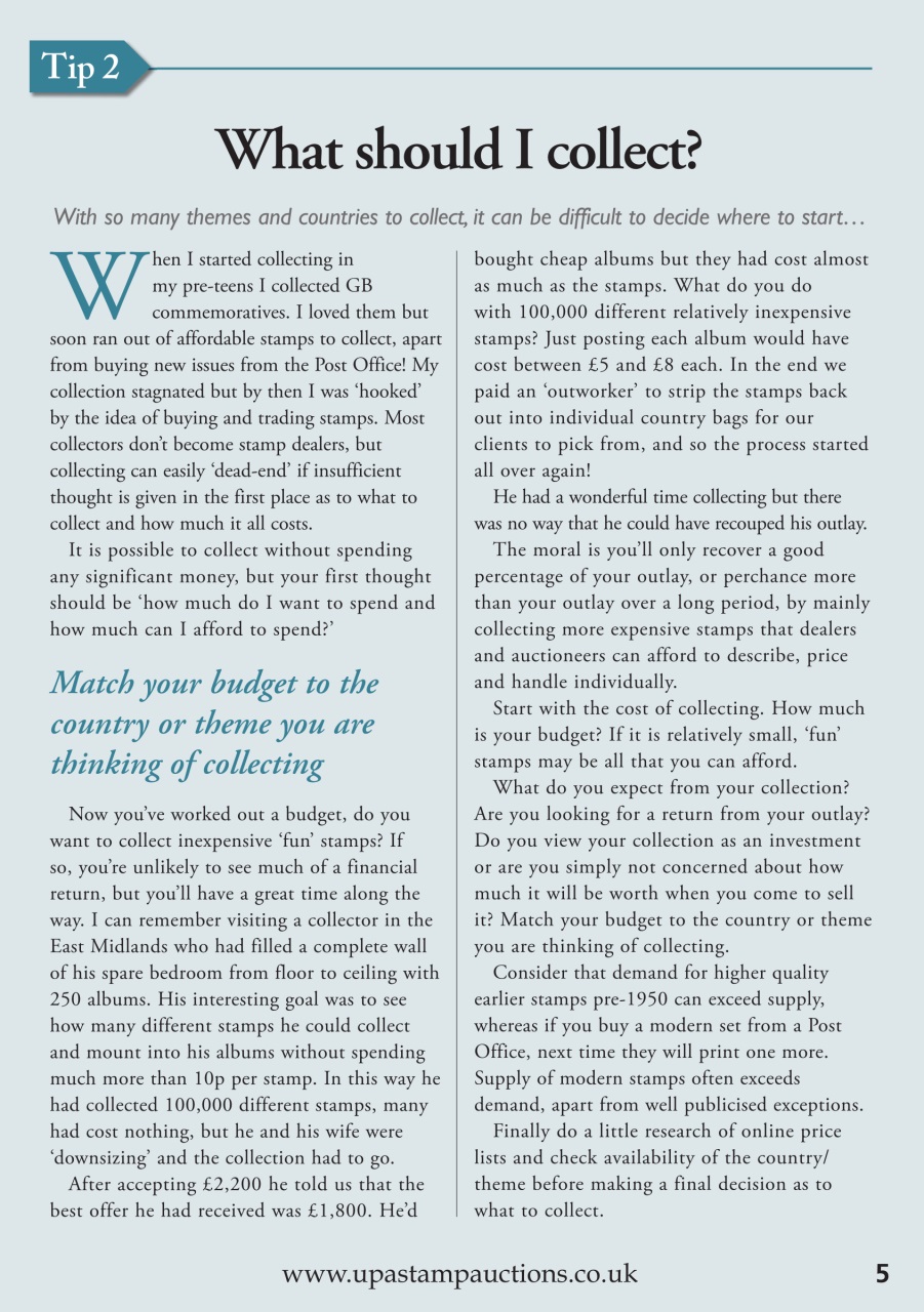 Stamp Collector Preview Pages