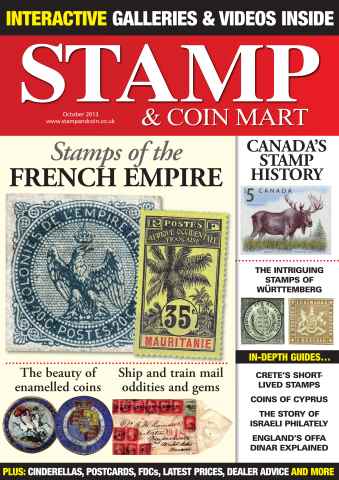 Stamp Collector issue Stamp & Coin Mart October 2013