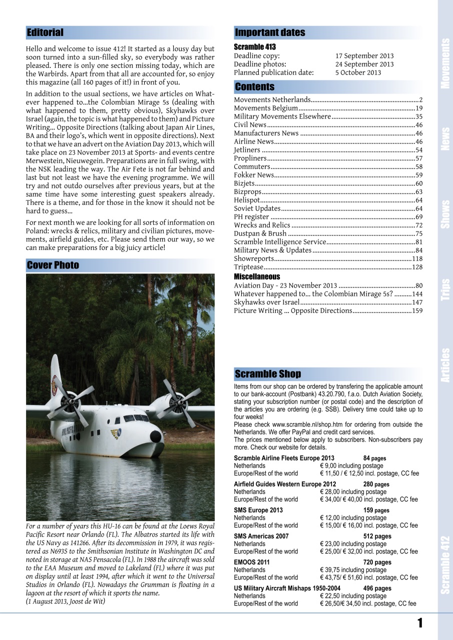 Scramble Magazine Preview Pages