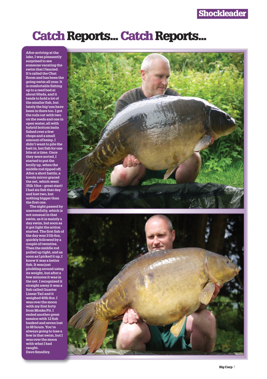 Big Carp Magazine Preview Pages