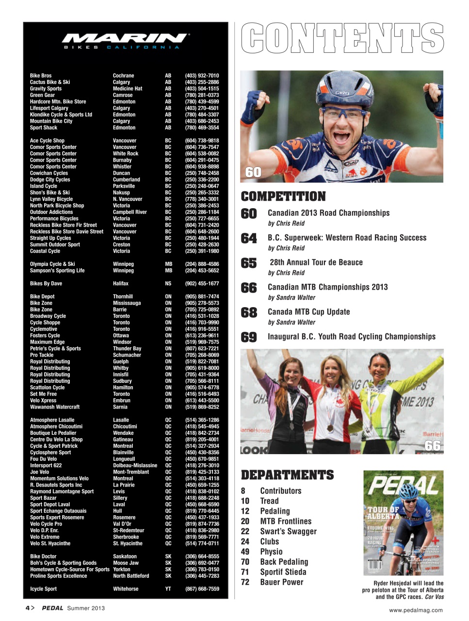 Pedal Magazine Preview Pages