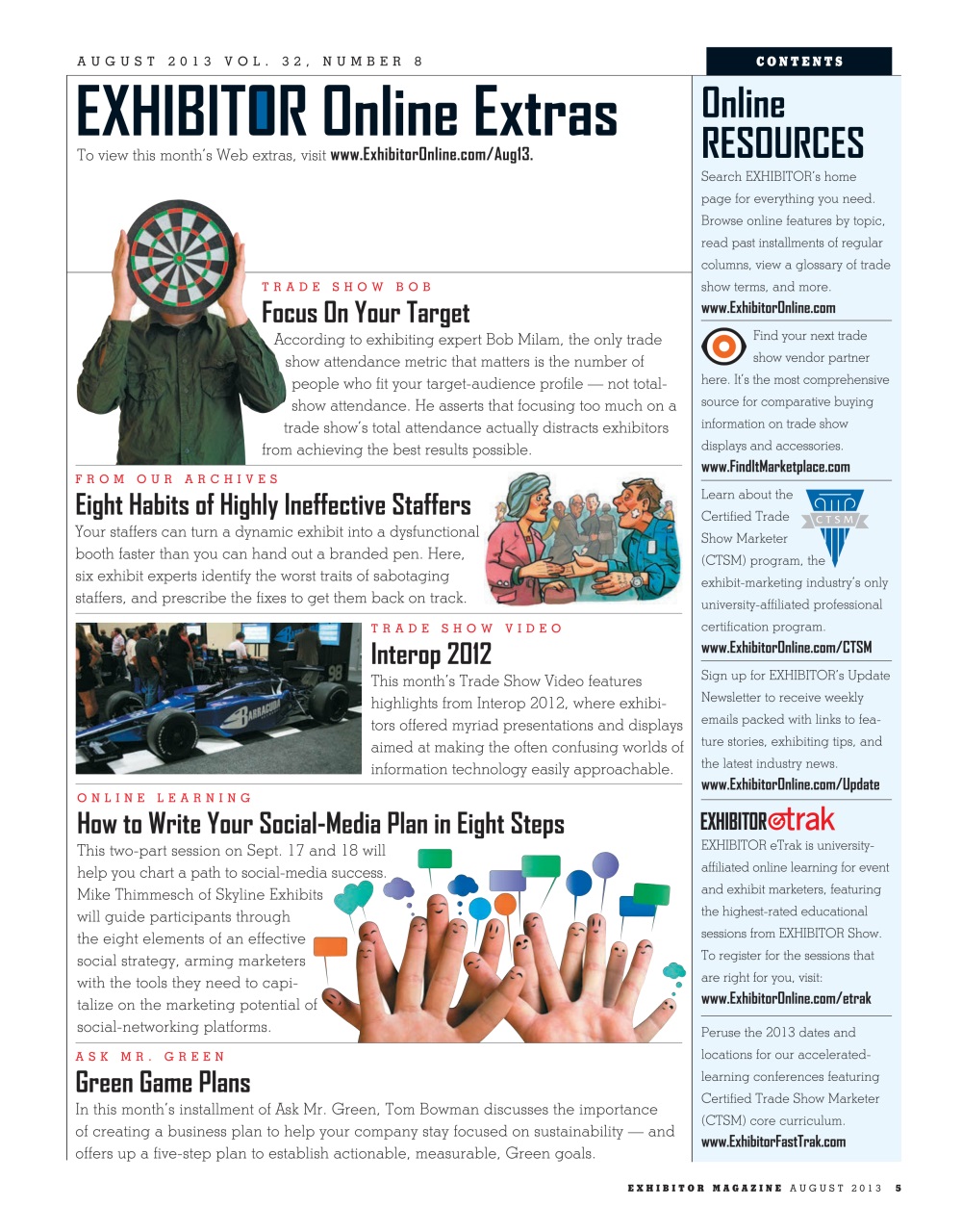 EXHIBITOR Magazine Preview Pages