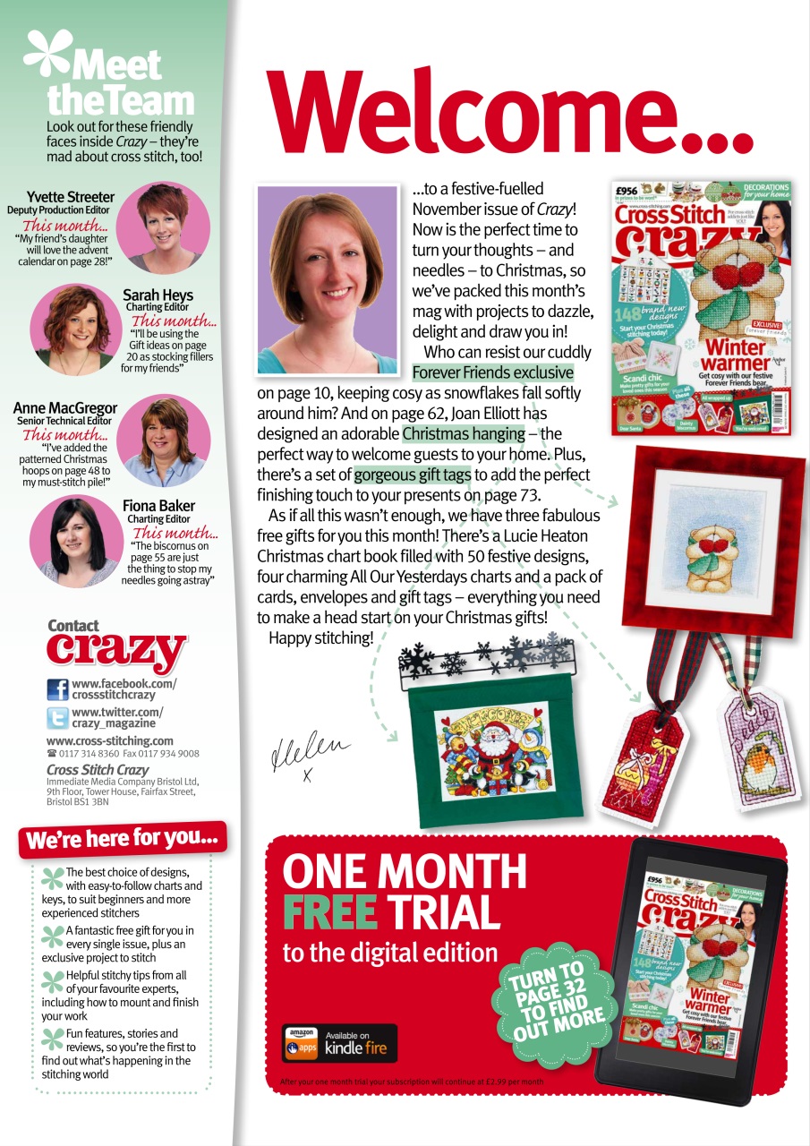 Cross Stitch Crazy Preview Pages