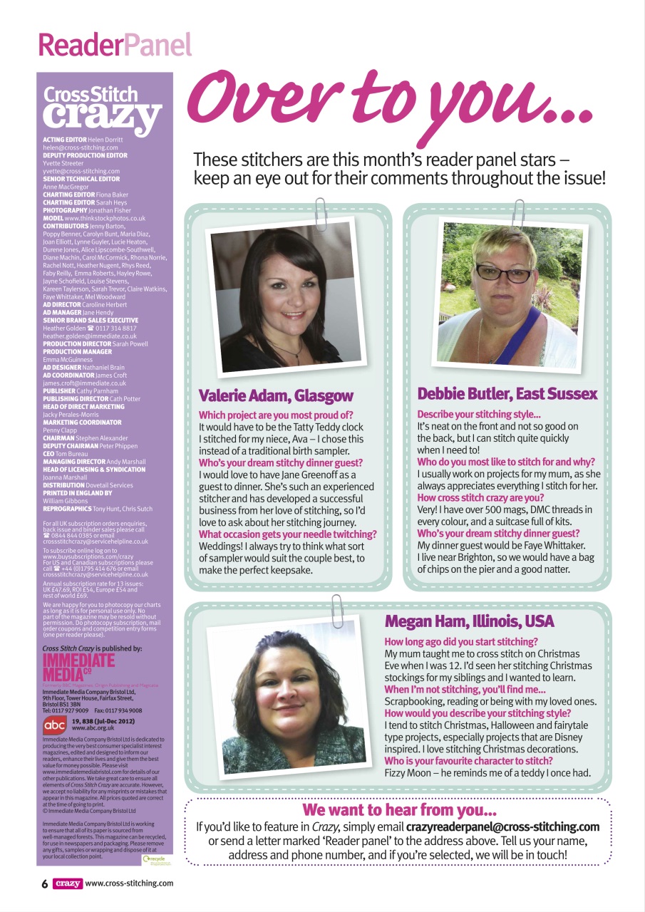 Cross Stitch Crazy Preview Pages