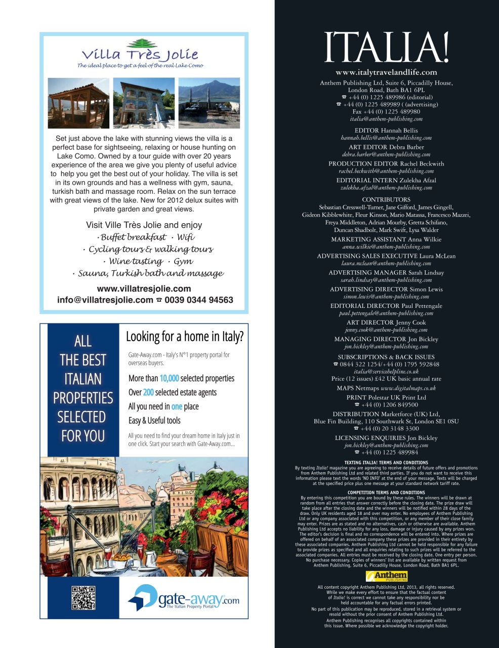 Italia! Preview Pages