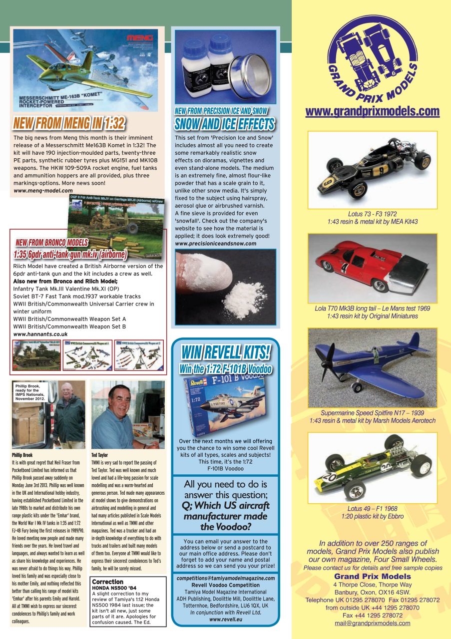 Tamiya Model Magazine Preview Pages