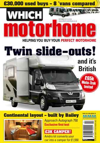What Motorhome magazine issue Best of British - October 2013