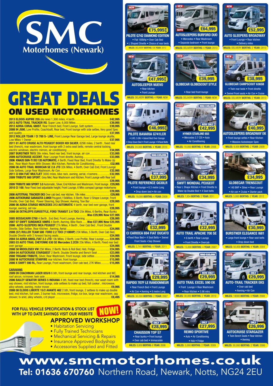 What Motorhome magazine Preview Pages